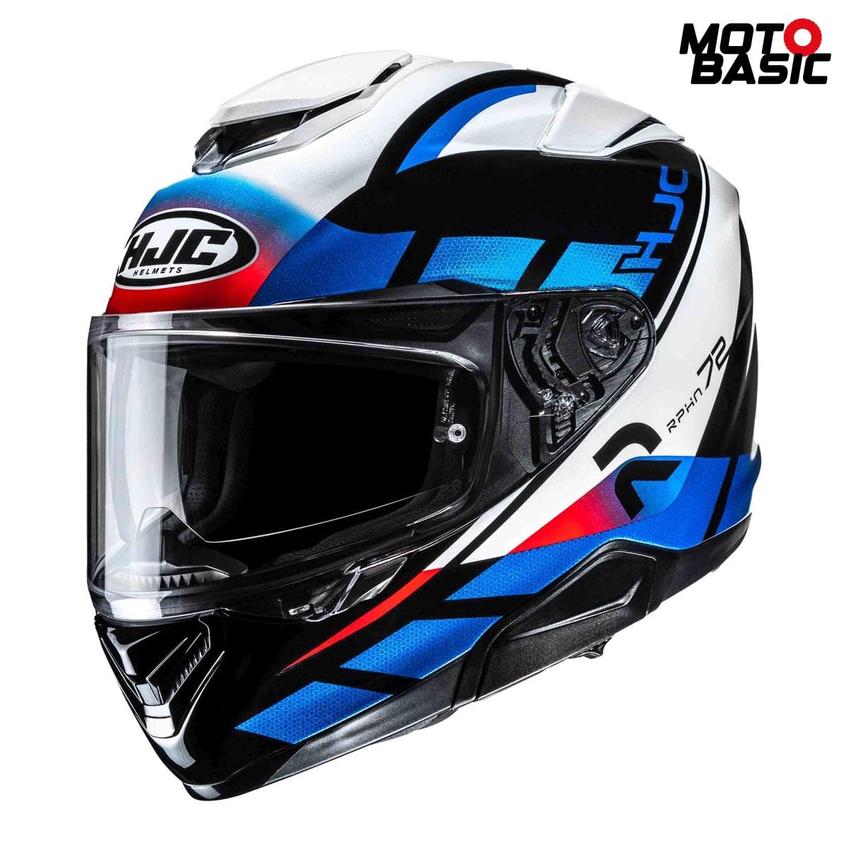 Casco HJC RPHA 72 Value Negro/Blanco/Azul/Rojo