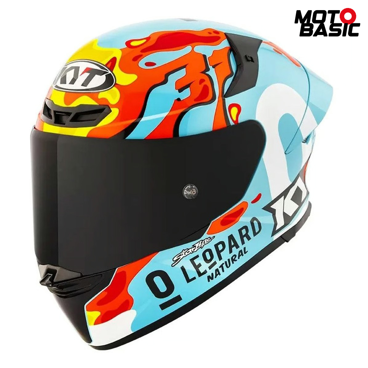 Casco KYT TT-Revo Leopard Replica Aragon