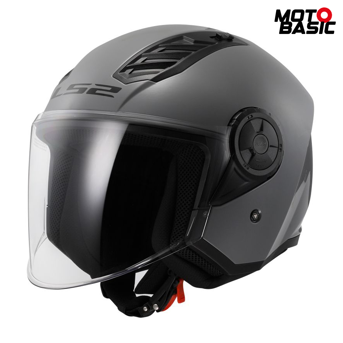 Casco LS2 Airflow II Solid Gris Nardo