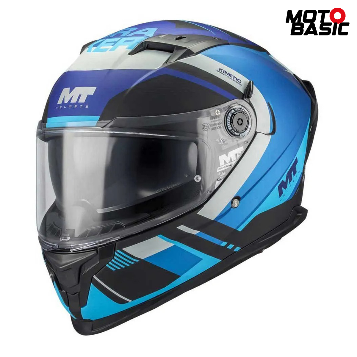 Casco MT Braker SV Inception Azul Mate/Negro
